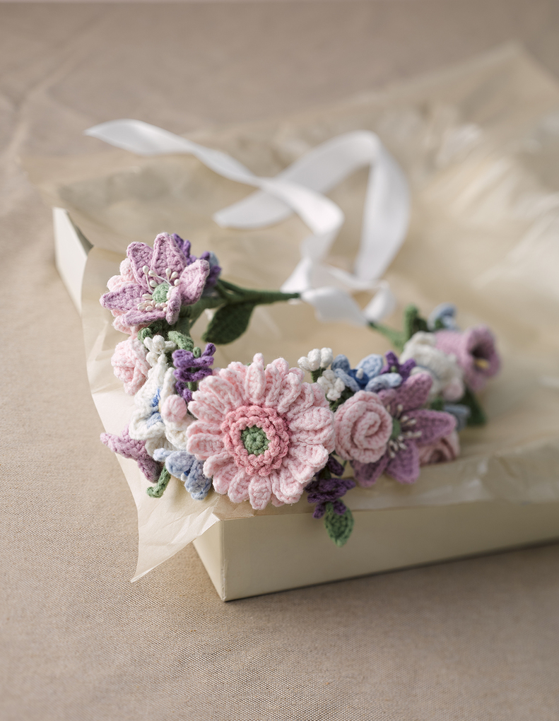 Weitere Ansicht: Romantische Blumen häkeln | Sophie Yüksel