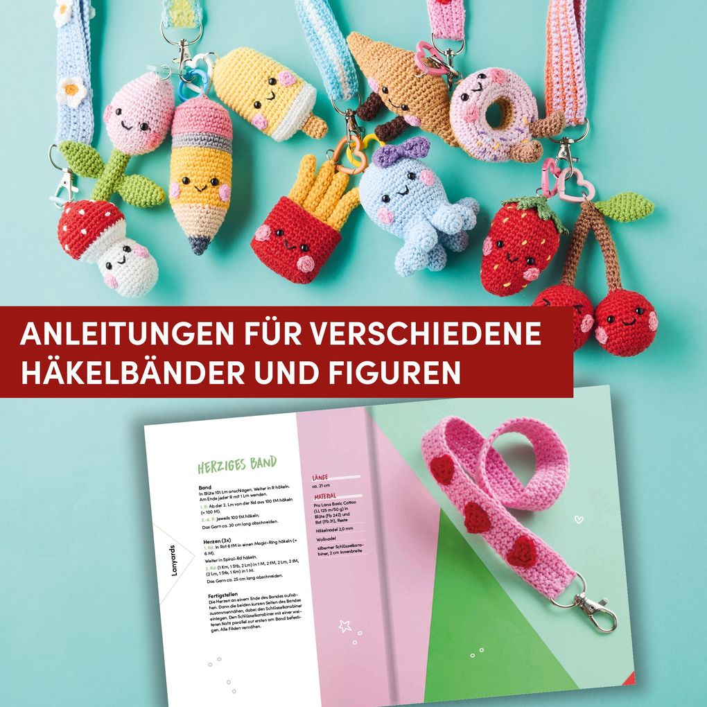 Weitere Ansicht: Lovely Lanyards häkeln | Doerthe Eisterlehner