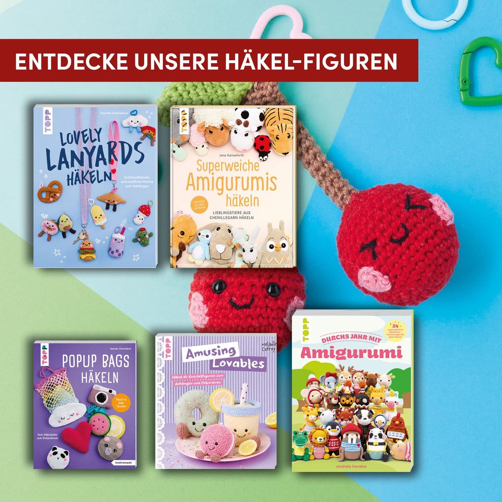 Weitere Ansicht: Lovely Lanyards häkeln | Doerthe Eisterlehner