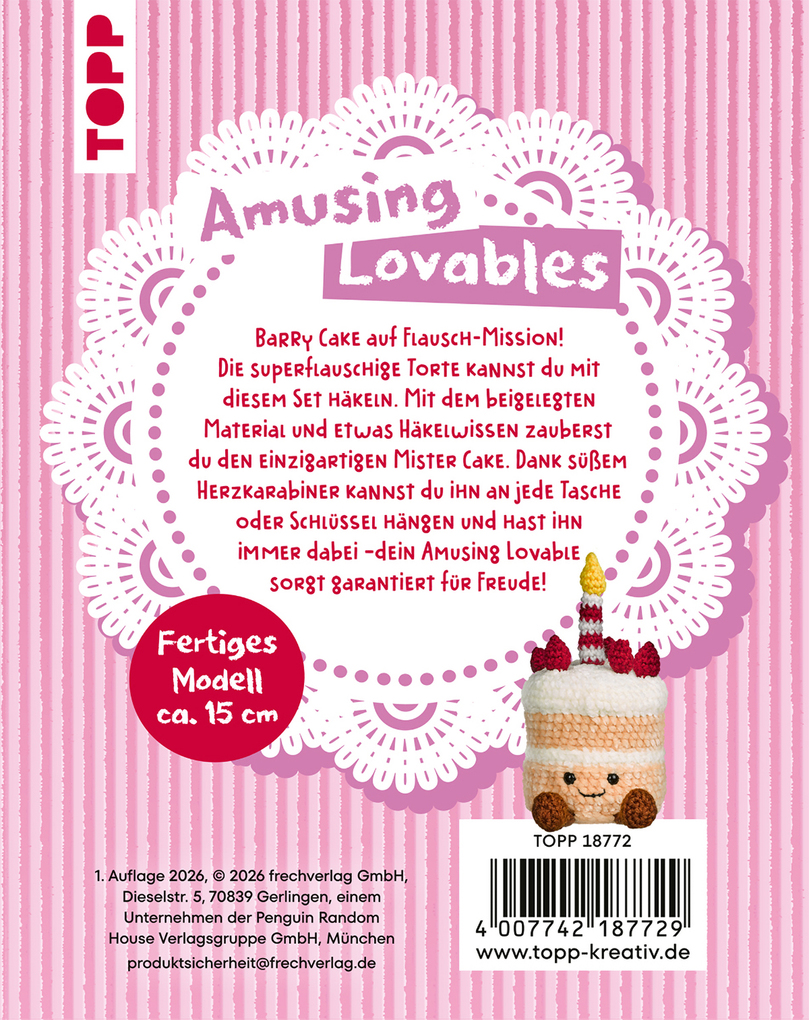 Weitere Ansicht: Amusing Lovables Häkelset Barry Cake | Melanie Czerny