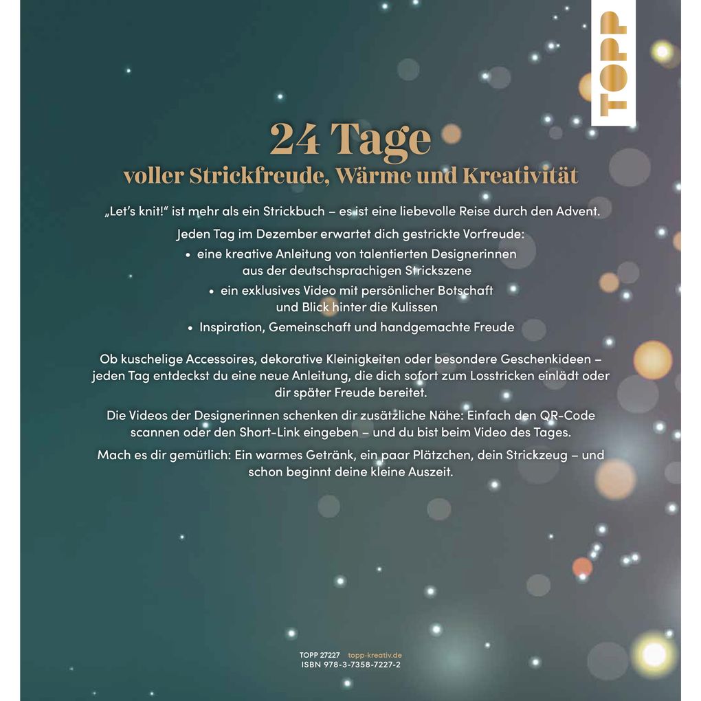 Weitere Ansicht: Let's knit! 24 Events im Advent | Frechverlag