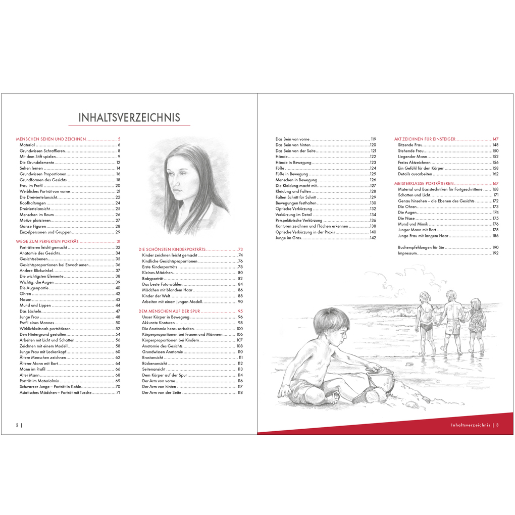 Weitere Ansicht: Die Kunst des Zeichnens Menschen. Die beste Zeichenschule | Frechverlag