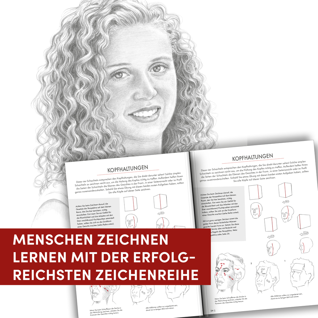 Weitere Ansicht: Die Kunst des Zeichnens Menschen. Die beste Zeichenschule | Frechverlag
