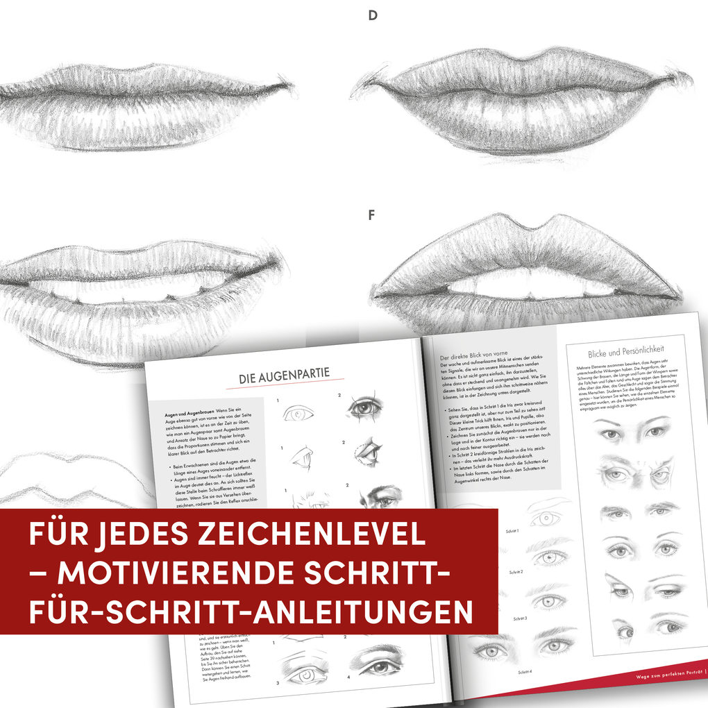 Weitere Ansicht: Die Kunst des Zeichnens Menschen. Die beste Zeichenschule | Frechverlag