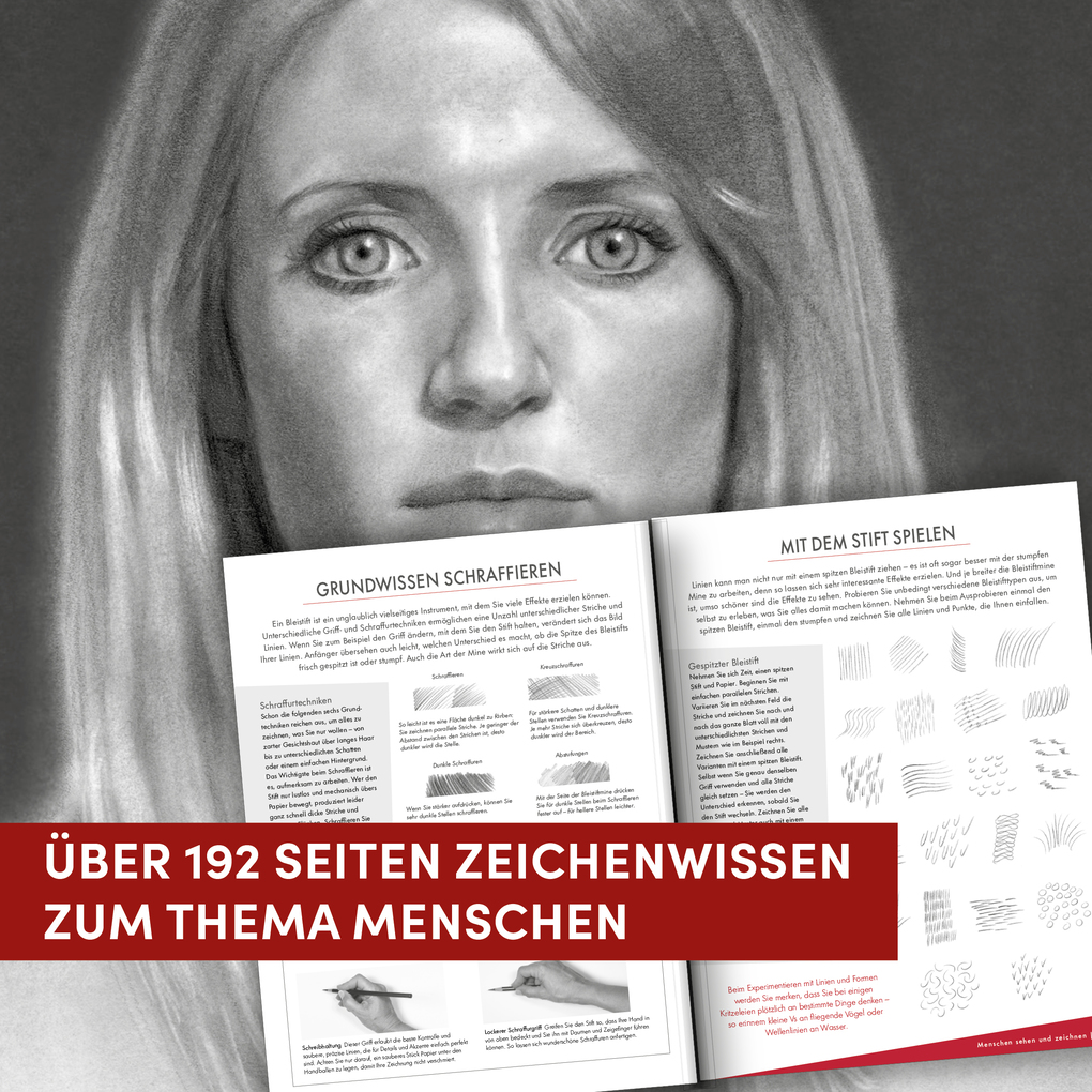 Weitere Ansicht: Die Kunst des Zeichnens Menschen. Die beste Zeichenschule | Frechverlag