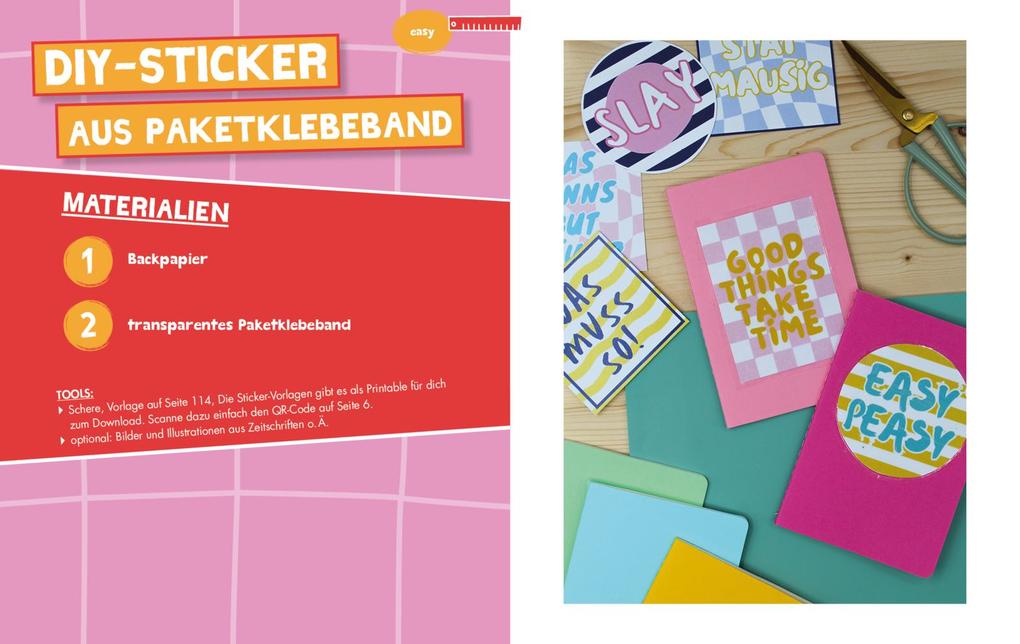 Weitere Ansicht: Basteln mit 5 Materialien | Inga Borges