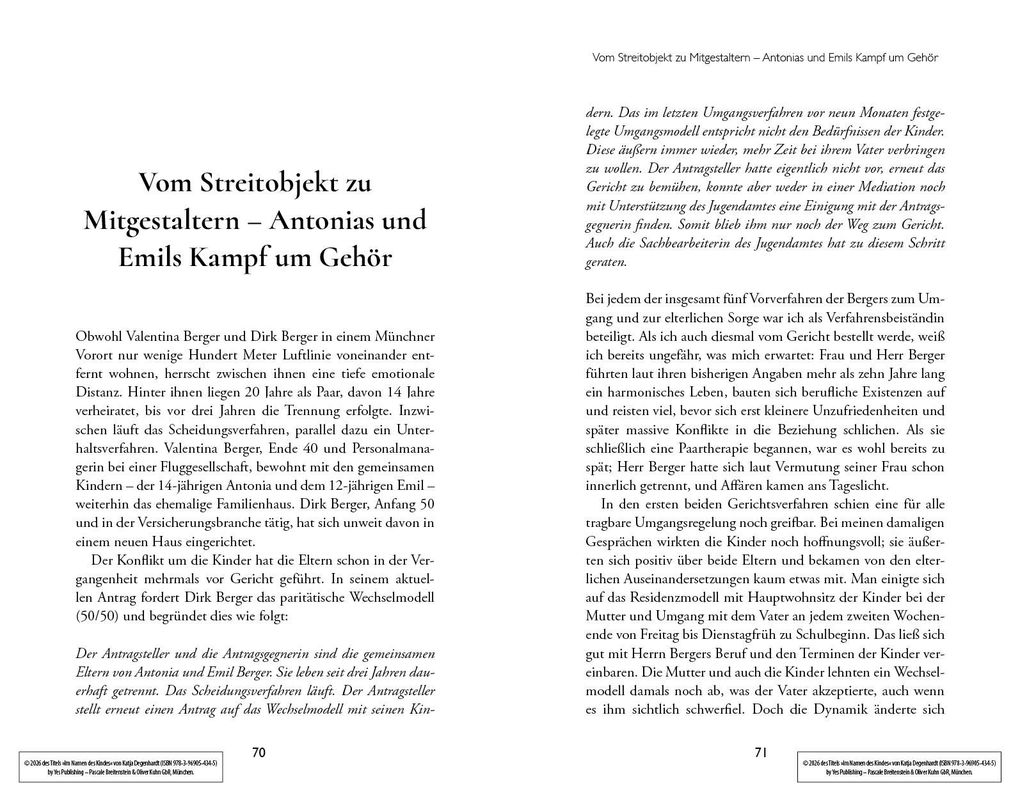 Weitere Ansicht: Im Namen des Kindes | Katja Degenhardt