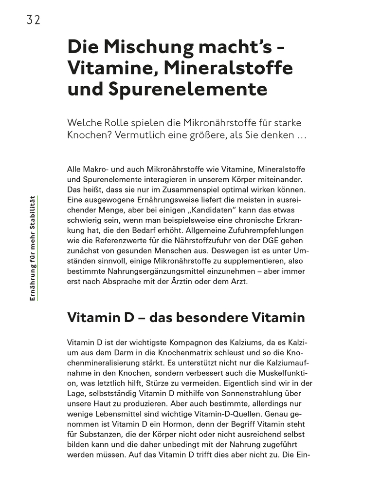 Weitere Ansicht: Ernährung für starke Knochen gegen Osteoporose | Henning Kunter