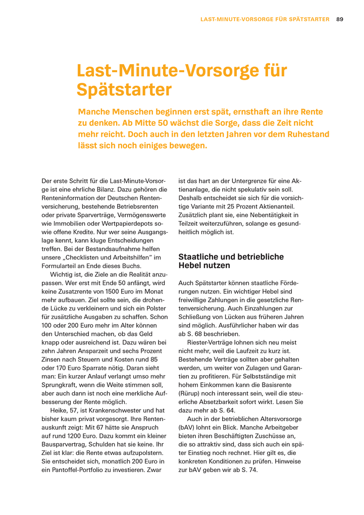 Weitere Ansicht: Altersvorsorge: Das Set | Thomas Stoll