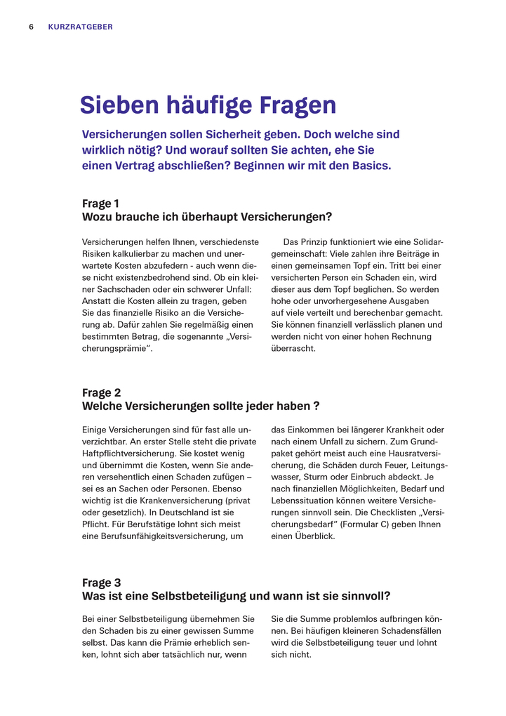 Weitere Ansicht: Das Versicherungs-Set