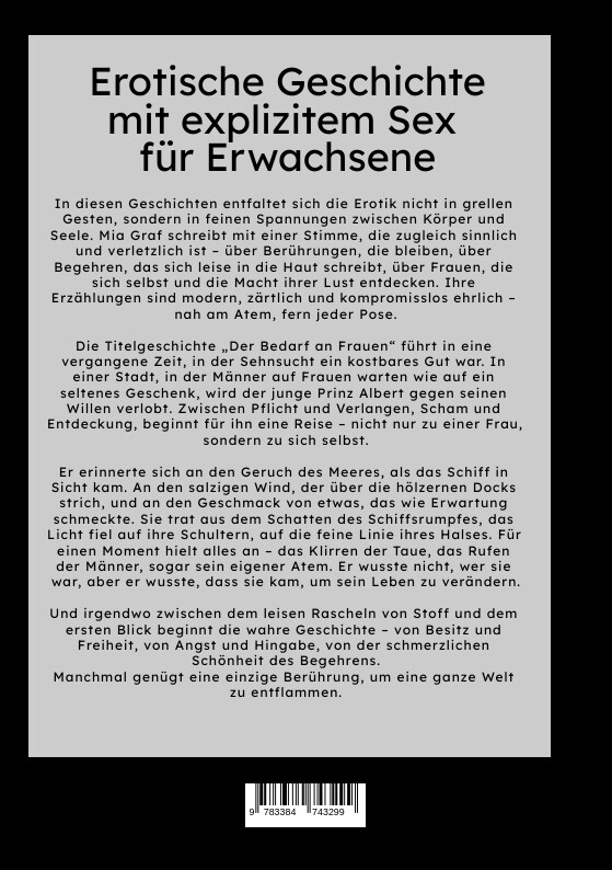 Weitere Ansicht: Der Bedarf an Frauen | Mia Graf