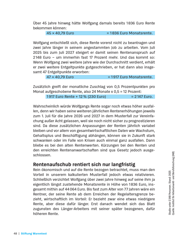 Weitere Ansicht: So rechnet sich die Aktivrente | Matthias Kowalski