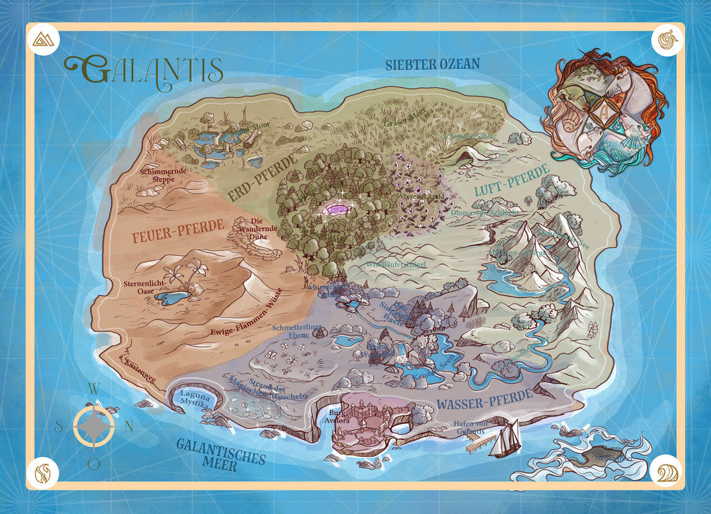 Weitere Ansicht: Avelora - Das Internat der magischen Pferde | Amelie Benn