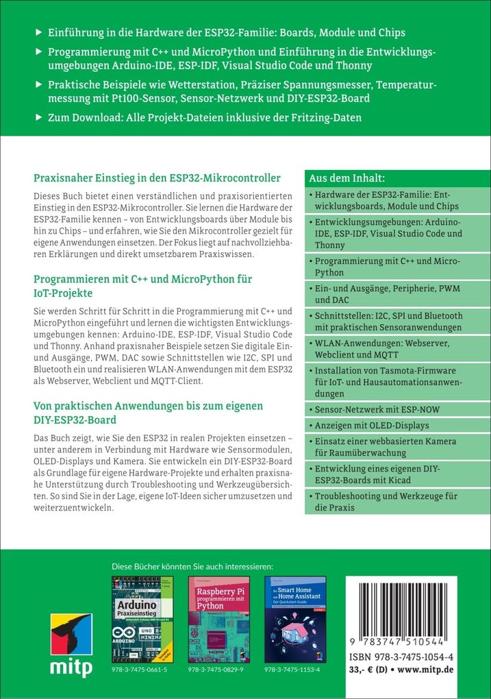 Weitere Ansicht: ESP32 Mikrocontroller | Thomas Brühlmann