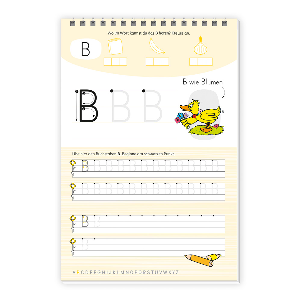 Weitere Ansicht: TRÖTSCH - Die Maus Mein Spurrillenblock Großbuchstaben Übungsbuch