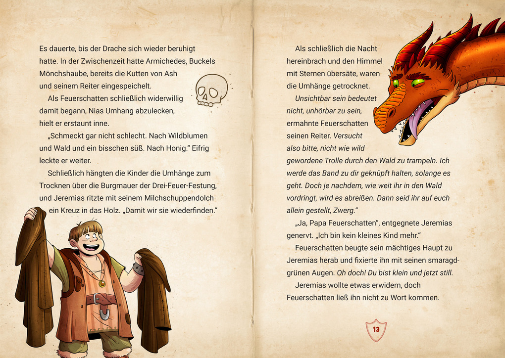 Weitere Ansicht: Die geheime Drachenschule - Die schwarze Bibliothek | Emily Skye