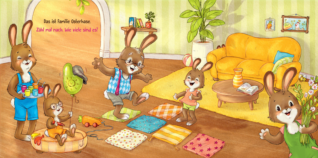 Weitere Ansicht: Kunterbunter Eierspaß mit Familie Osterhas' | Nora Dahlke