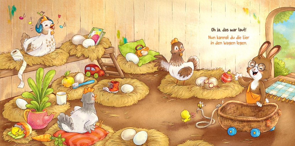 Weitere Ansicht: Kunterbunter Eierspaß mit Familie Osterhas' | Nora Dahlke