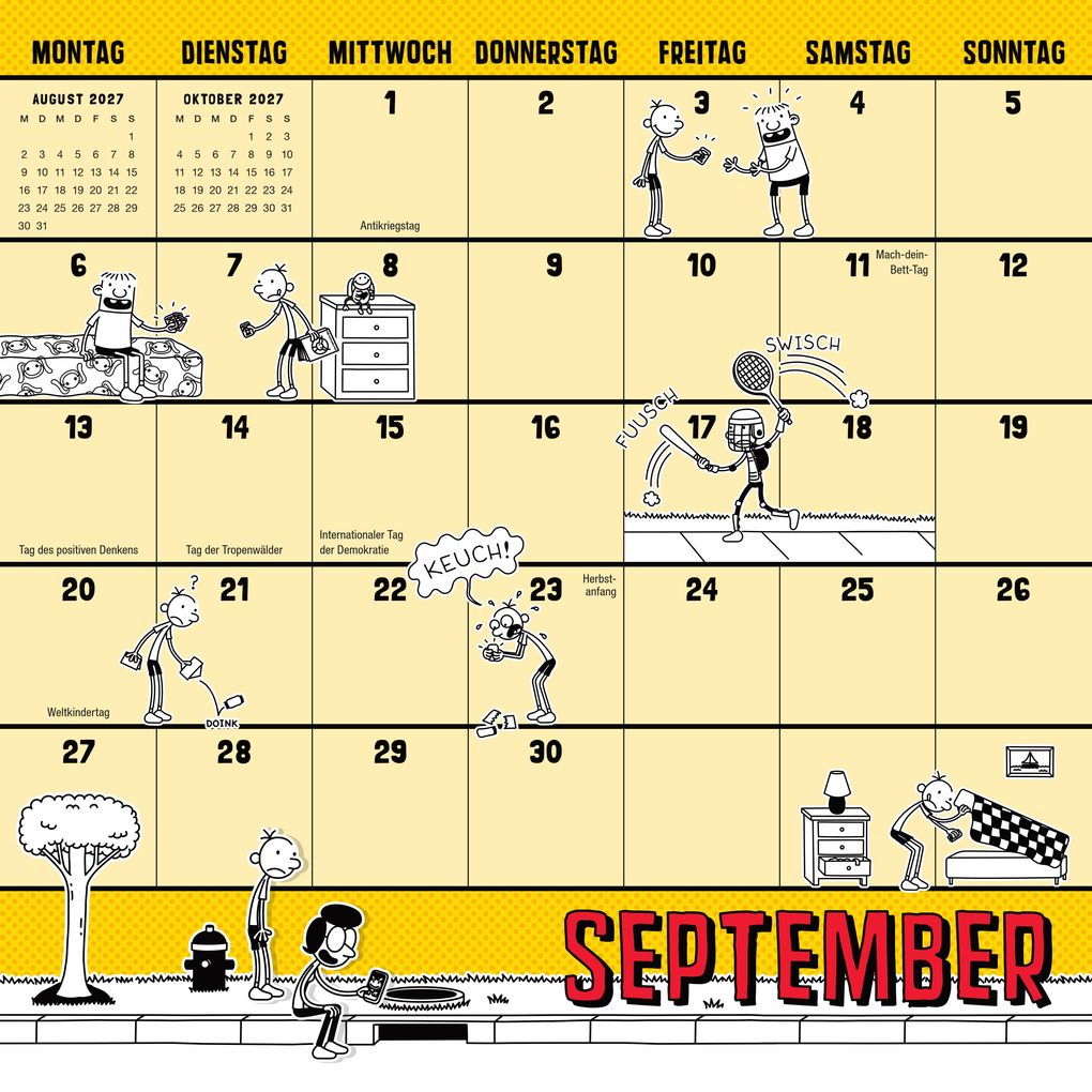 Weitere Ansicht: Gregs Kalender 2027 | Jeff Kinney