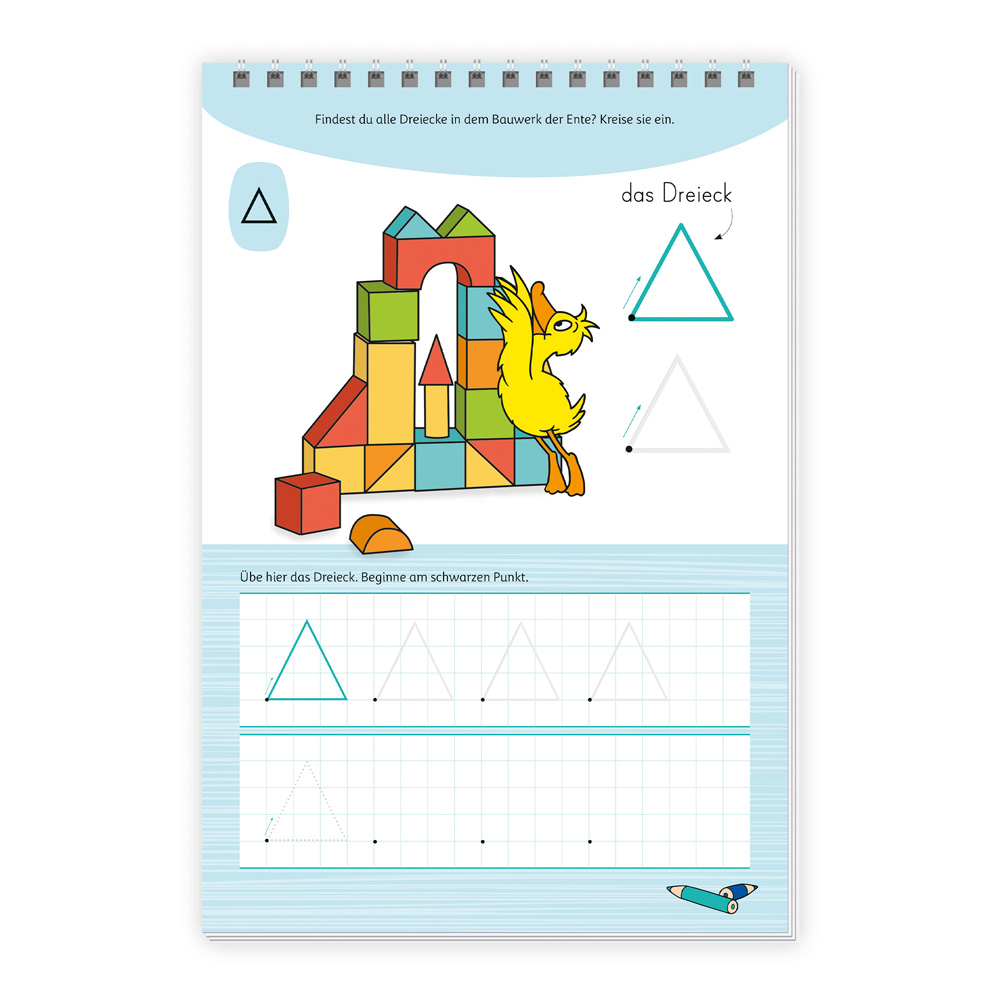 Weitere Ansicht: TRÖTSCH - Die Maus Mein Spurrillenblock Vorschulübungen Übungsbuch