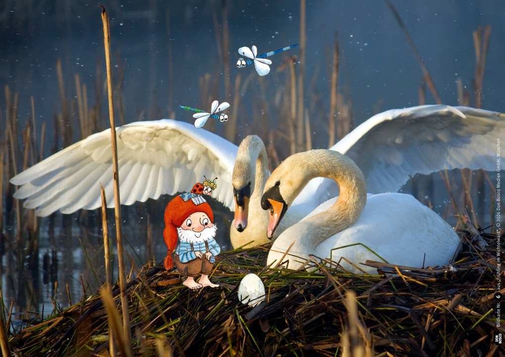 Weitere Ansicht: Frühling im Wichtelwald. Kamishibai Bildkartenset | Outi Kaden