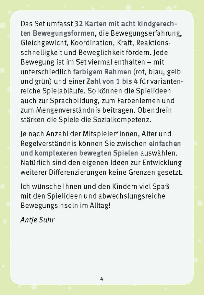 Weitere Ansicht: Bewegt euch! Bewegungsspiele für Kinder | Antje Suhr