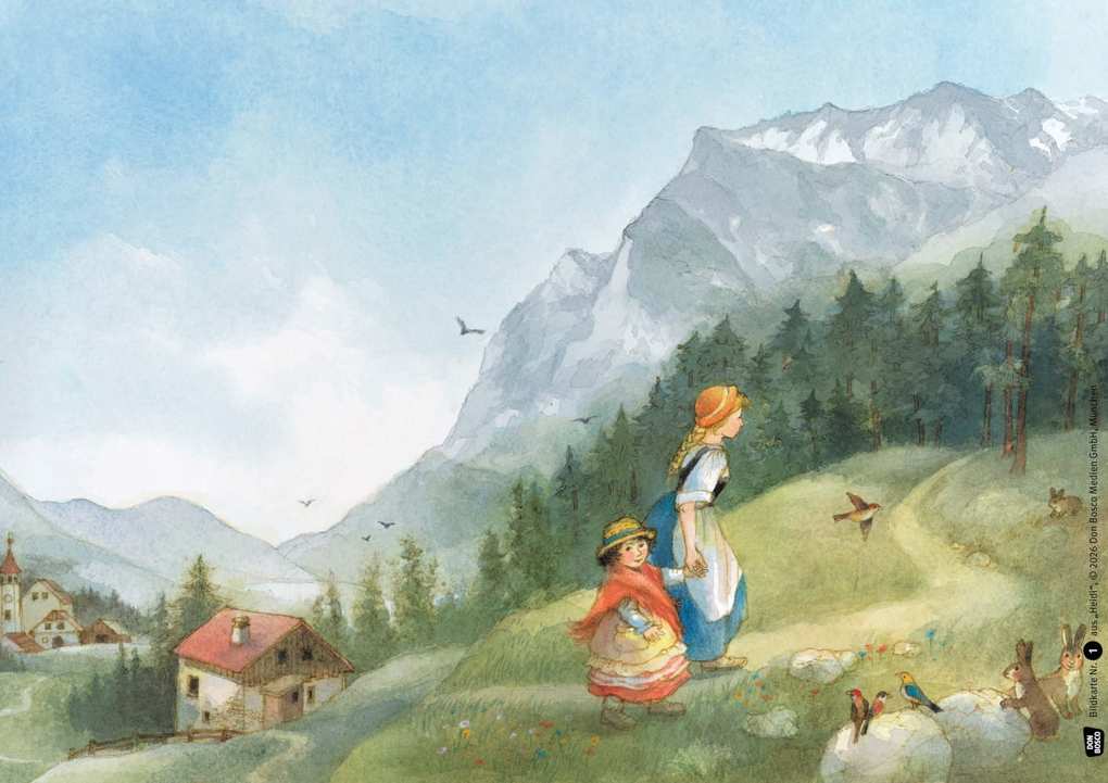 Weitere Ansicht: Heidi. Kamishibai Bildkartenset | Johanna Spyri