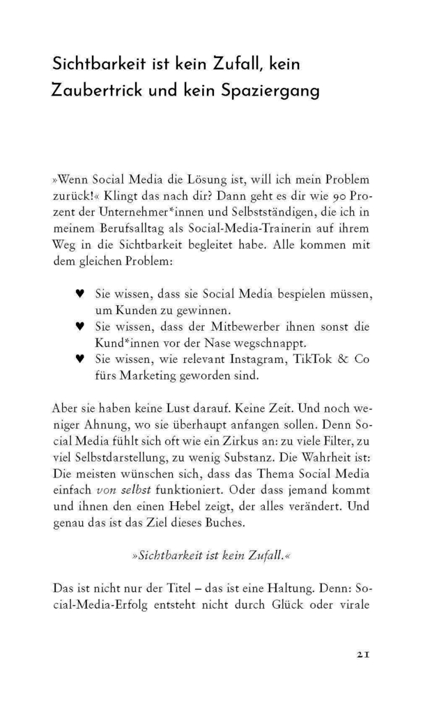 Weitere Ansicht: Sichtbarkeit ist kein Zufall | Delphine Rotheneder