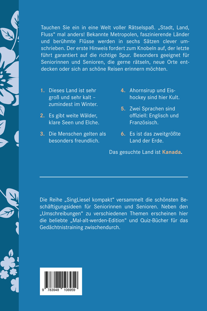 Weitere Ansicht: Umschreibungen Stadt, Land, Fluss | Alexandra Frohbeck