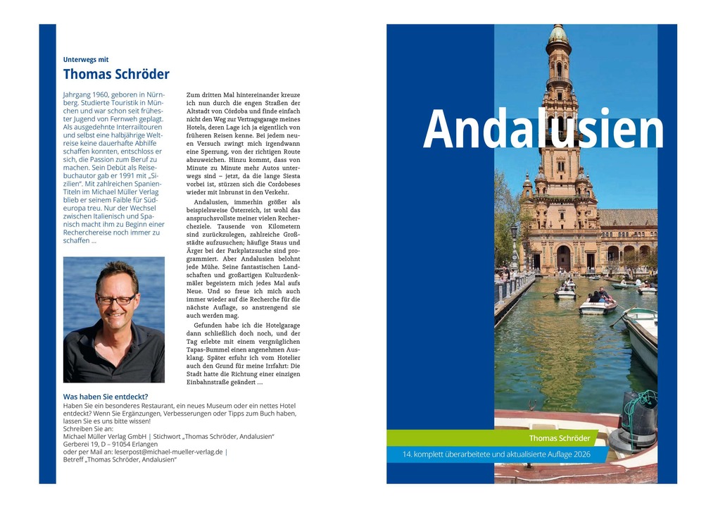 Weitere Ansicht: MICHAEL MÜLLER REISEFÜHRER Andalusien | Thomas Schröder