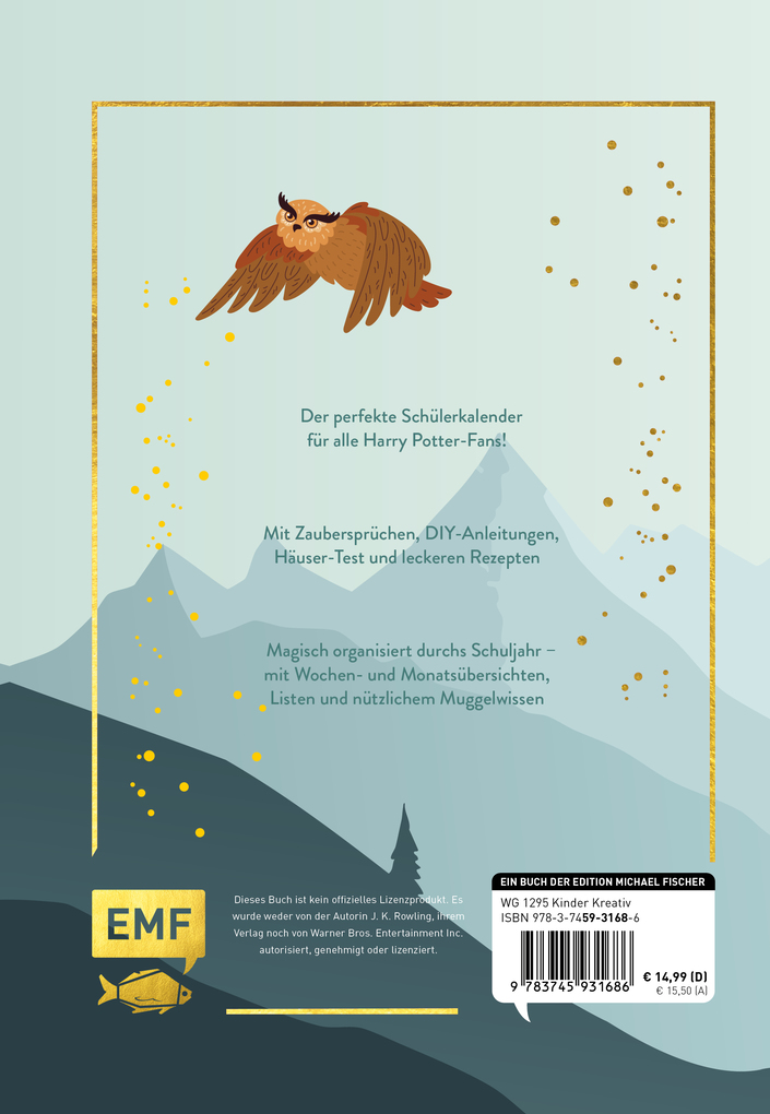 Weitere Ansicht: Mein Schülerkalender für Harry Potter-Fans 2026/2027