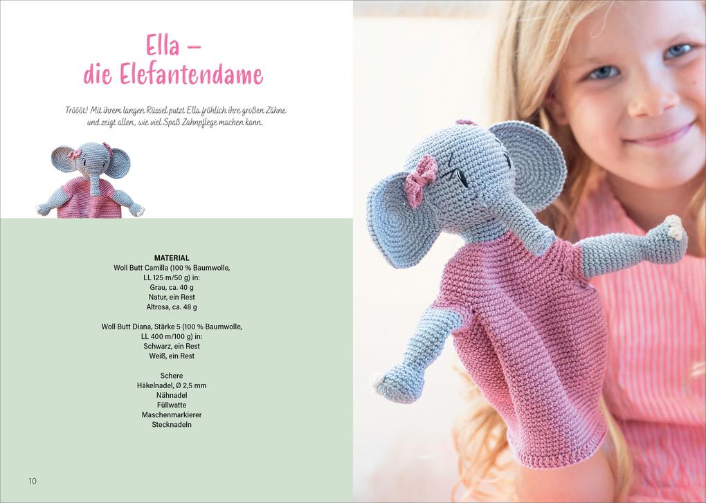 Weitere Ansicht: Fantasievolle Handpuppen häkeln | Nele Klug