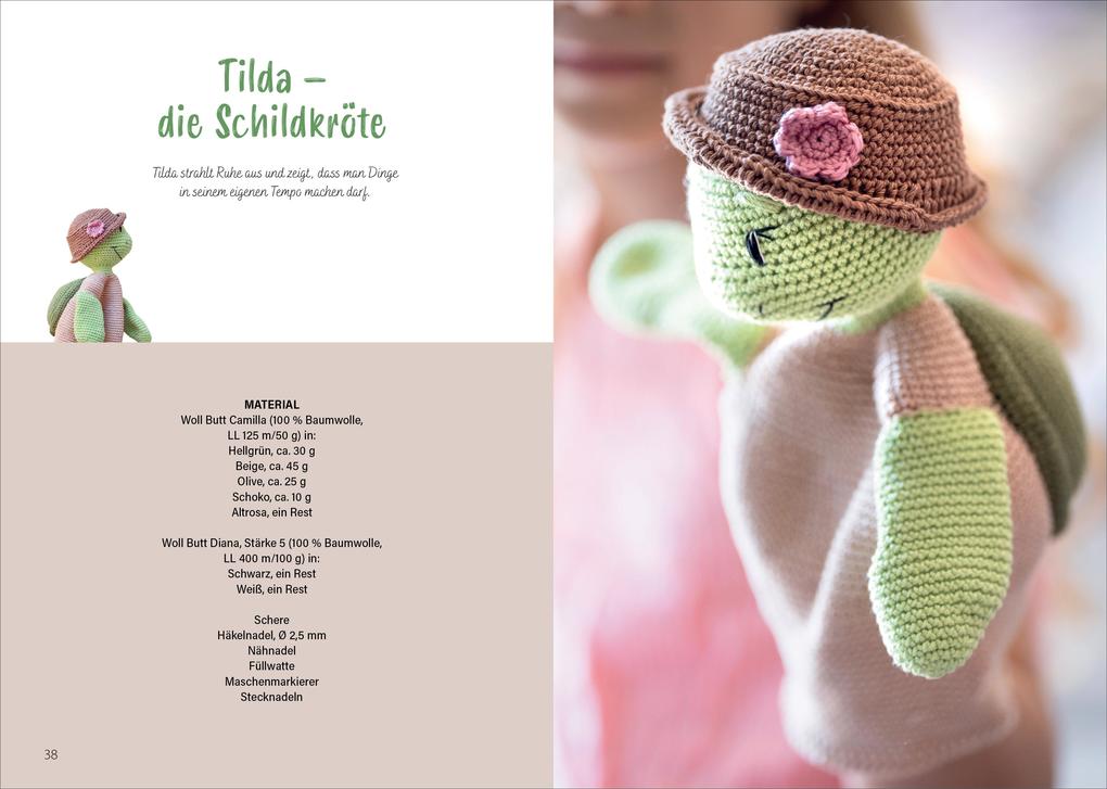 Weitere Ansicht: Fantasievolle Handpuppen häkeln | Nele Klug