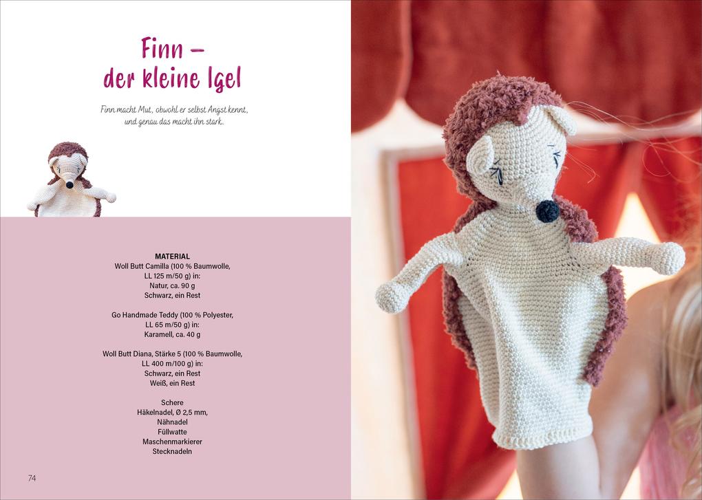 Weitere Ansicht: Fantasievolle Handpuppen häkeln | Nele Klug