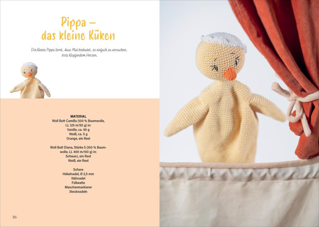 Weitere Ansicht: Fantasievolle Handpuppen häkeln | Nele Klug