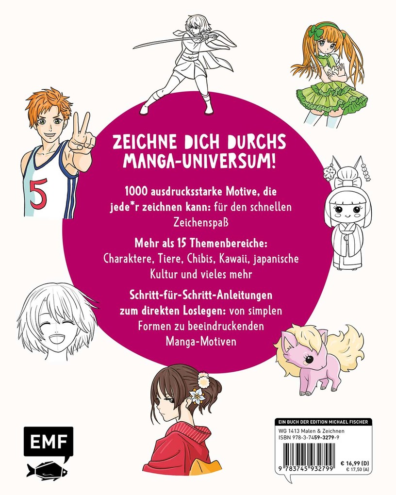 Weitere Ansicht: Die ultimative Motiv-Bibliothek - 1000 x Manga zeichnen | Lise Herzog