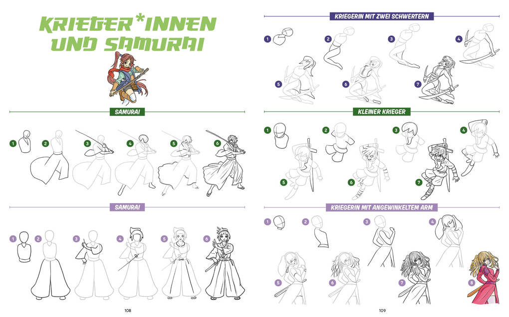 Weitere Ansicht: Die ultimative Motiv-Bibliothek - 1000 x Manga zeichnen | Lise Herzog