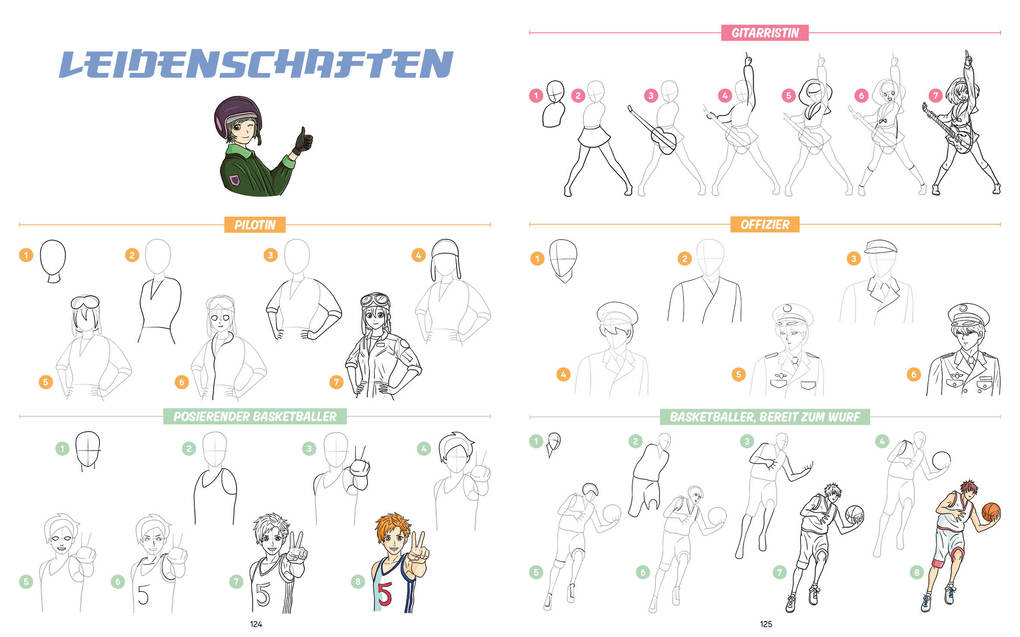 Weitere Ansicht: Die ultimative Motiv-Bibliothek - 1000 x Manga zeichnen | Lise Herzog