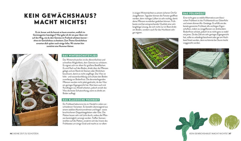 Weitere Ansicht: Keine Zeit zu gärtnern - Gemüse länger ernten in Gewächshaus, Frühbeet & Co. | Jessica Achtsnicht