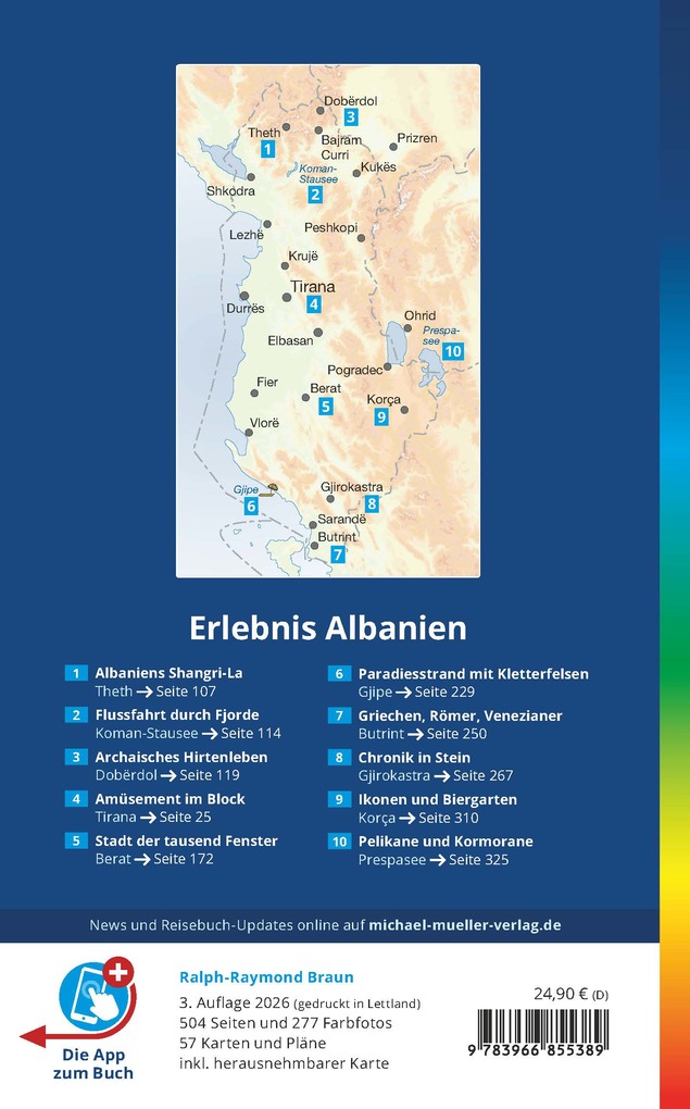 Weitere Ansicht: MICHAEL MÜLLER REISEFÜHRER Albanien | Ralph-Raymond Braun