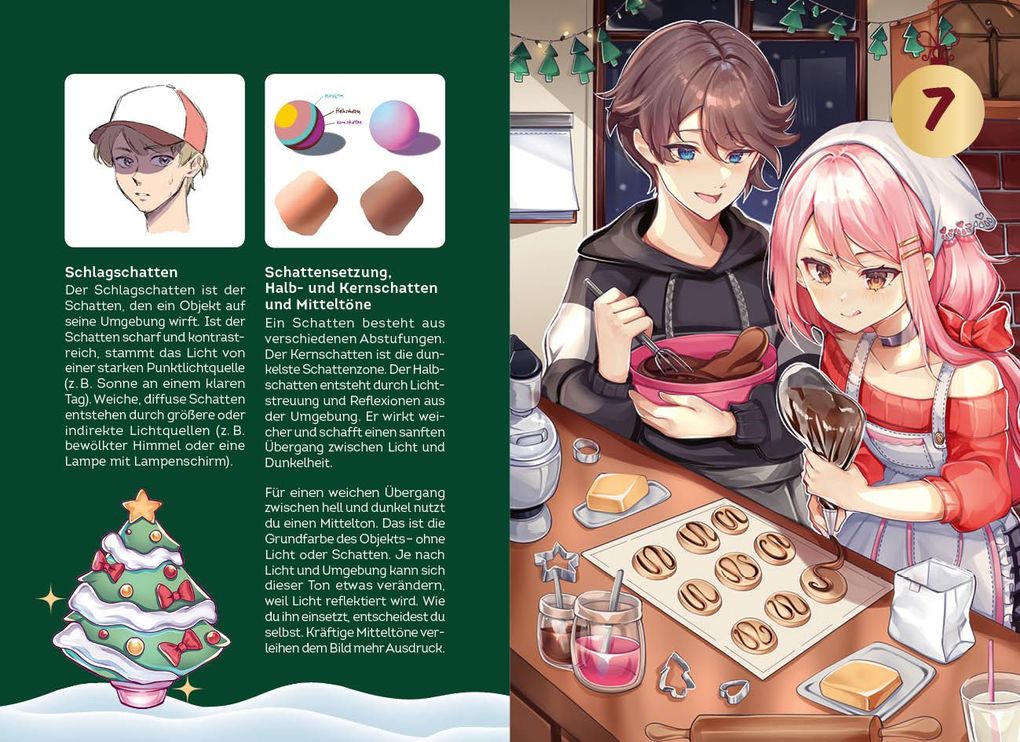 Weitere Ansicht: Adventskalender-Kartenset: Manga Christmas Countdown