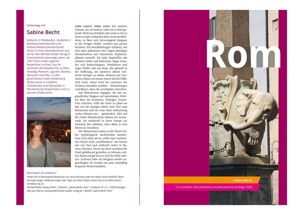 Weitere Ansicht: MICHAEL MÜLLER REISEFÜHRER Rom MM-City | Sabine Becht