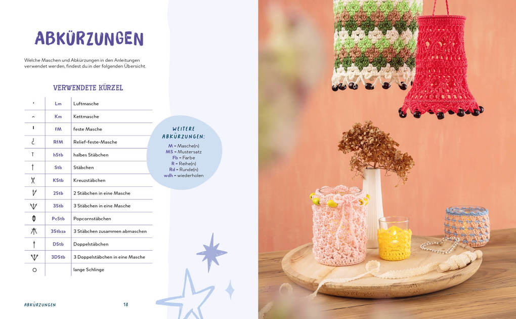 Weitere Ansicht: Laternen häkeln für Balkon, Garten & Zuhause | Michaela Lingfeld-Hertner