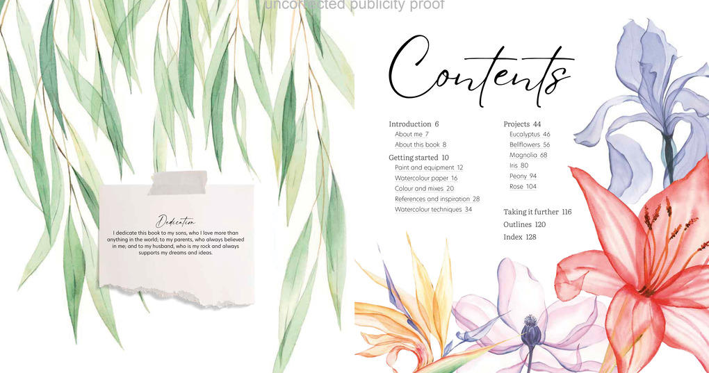 Weitere Ansicht: Aquarell trifft Blütenpoesie | Olga Koelsch