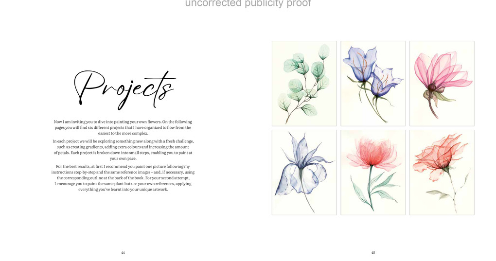 Weitere Ansicht: Aquarell trifft Blütenpoesie | Olga Koelsch