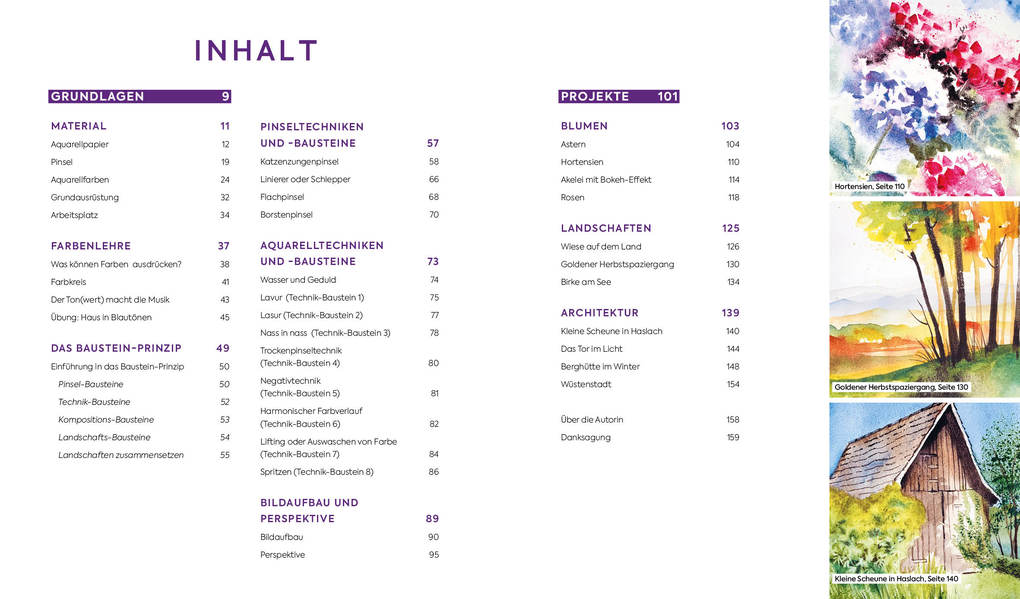 Weitere Ansicht: Aquarell leicht gemacht | Sabine Dreher