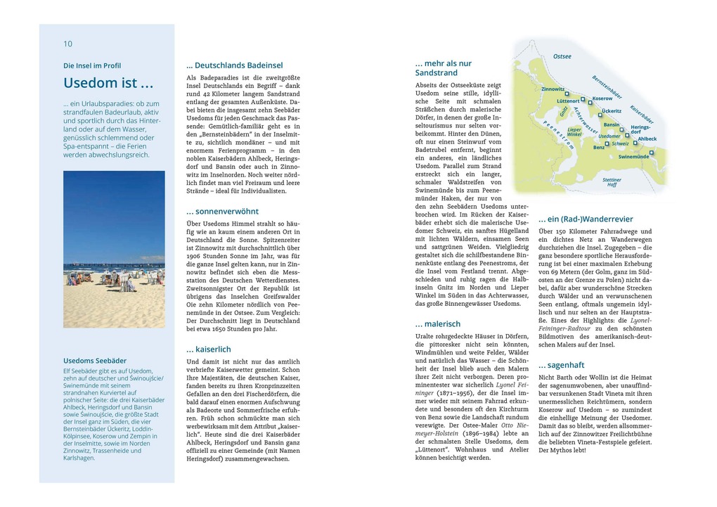 Weitere Ansicht: MICHAEL MÜLLER Reiseführer Usedom | Sabine Becht, Sven Talaron