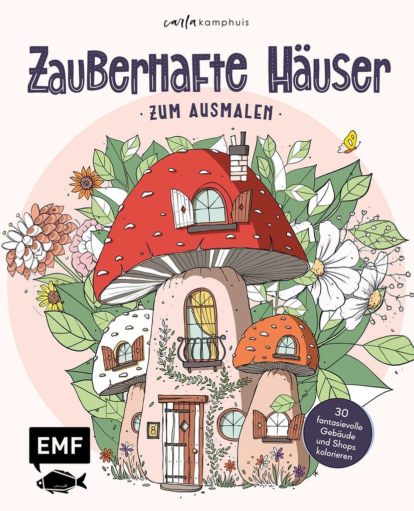 Weitere Ansicht: Zauberhafte Häuser zum Ausmalen | Carla Kamphuis