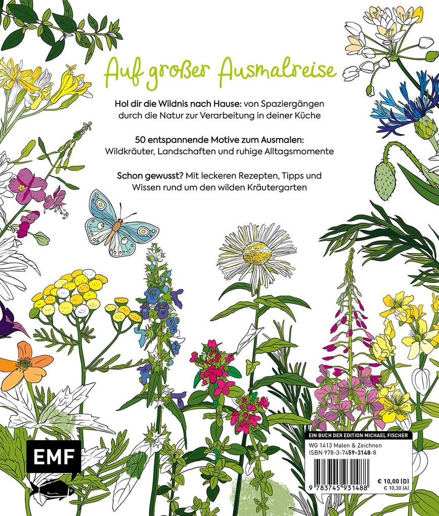 Weitere Ansicht: Ausmalreise Kräuterduft und Wanderlust
