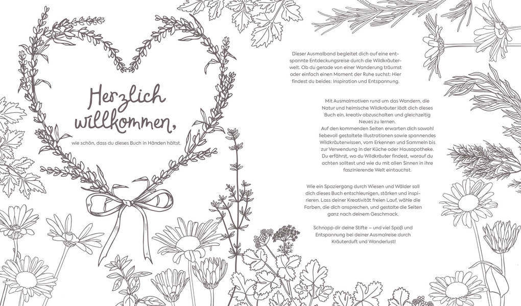 Weitere Ansicht: Ausmalreise Kräuterduft und Wanderlust